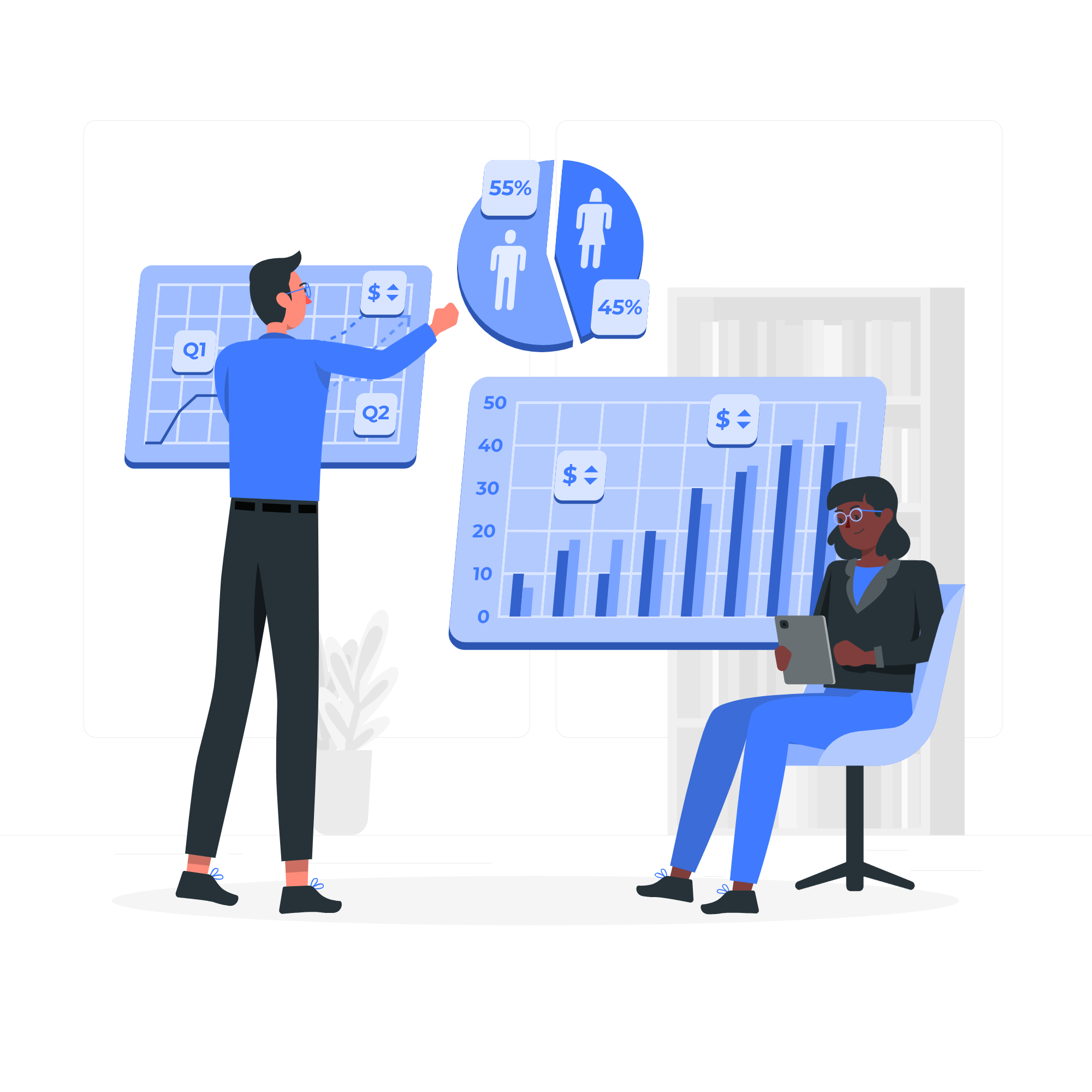 Business Analytics Rafiki Storyset