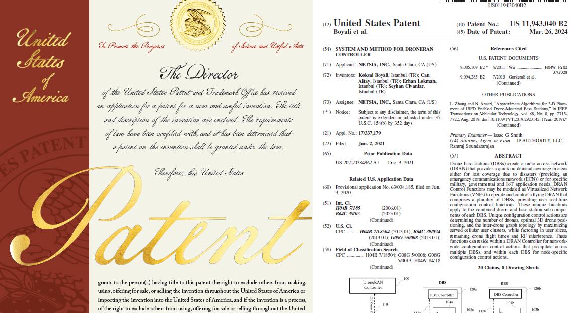 E-Grant Letters Patent U.S. 11,943,040 B2